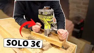 With €3 I transformed my TRIMMER into an electric PLANER