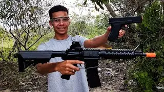 NÃO ACREDITO QUE COMPREI MINHAS PRIMEIRAS AIRSOFT😱😍 *sonho realizado*
