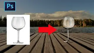 How to Remove Transparent Glass Background | Photoshop tutorial