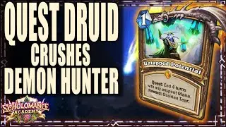 Quest Druid is back post nerf! Best for October 2020 Scholomance Academy
