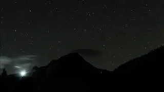 Night Sky Timelapse over Mount Hood
