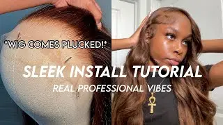 A Perfect Pre Plucked Wig Omg! | Sleek Deep Side Part Install Tutorial + Soft Curls | Alipearl hair