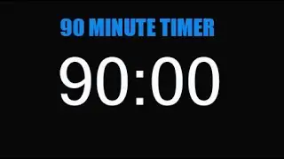 90 Minute Timer No Sound