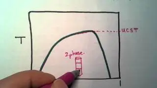 Liq Liq phase diagram vertical path