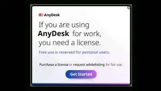 AnyDesk License Warning Reset | If you're using AnyDesk for work, you'll need a license || SOLVED!!