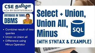 5.10 SQL Union, Union All, Minus