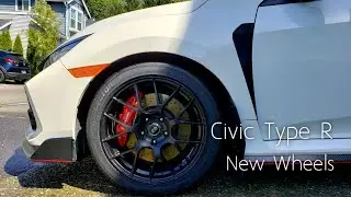 Civic Type R Gets New Wheels| Enkei Raijin Fitment | 1st Place in Auto X