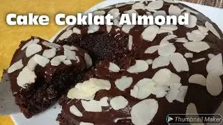Cara Membuat Bolu Cake Coklat Kacang Almond