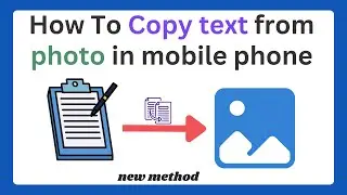 How to Copy Text From an Image | Copy text from photo | Copy text from image