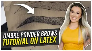 OMBRÉ POWDER BROWS TUTORIAL on latex