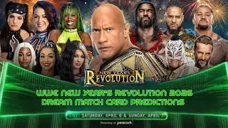 WWE NEW YEAR'S REVOLUTION 2026 MATCH CARD