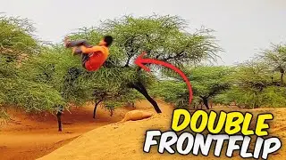 I Try Double Front Flip With Hard Flip Practice 😱