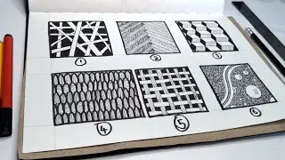 ART LESSON - ZENTANGLES