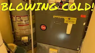 Rheem Gas Furnace Blowing Cold Air Not Heating 3 Flashes on Control Board Roll Out Switch Open