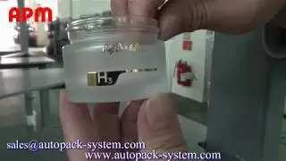 Glass bottle hot stamping after screen printing