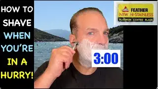 How To Shave When You're In A Hurry