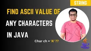 Java program to print ASCII value of a Character | Coding Pills