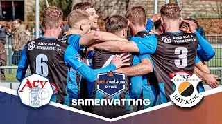 Prachtige treffer beslist duel ⚔ | ACV Assen vs. VV Katwijk | Samenvatting Betnation Divisie 23/24