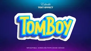 Adobe Illustrator 3D Text Effect - Create Modern Style 3D Text Effect in Illustrator - TomBoy