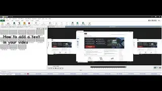 How to add text to your video in VideoPad Editor!!!