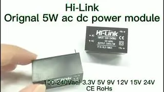 HLK 5M05/5M12/5M24 5W 3.3v/5v/9v/12v/15v/24v ac dc power supply module CE RoHs