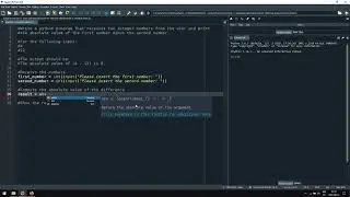 Python Programming – Absolute Value of the Difference of Two Numbers