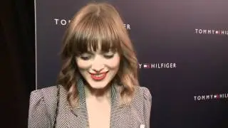 Bella Heathcote ("Neighbors") at Tommy Hilfiger Fashion Show