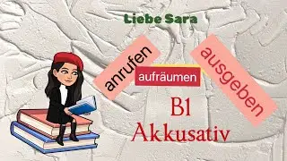 فعل های مهم اکوزاتیو ساز م جدا شدنی با #almani_be_farsi #deutschlernen #زبان_آلمانی مثال سطح A2.B1