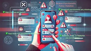 Broken Functionality Policy: Violation of Broken Functionality Policy in Google Play Console