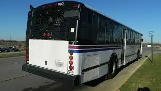 A ride on Lextran (ex-Cincinnati Metro) #940 (2001 Gillig Phantom)