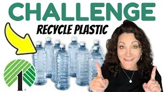 CHALLENGE Using Dollar Tree WATER BOTTLES  | Recycle Plastic | FALL DIY Decor