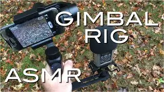 ASMR Gimbal Rig (tinkering, plastic, fabric, soft speaking)