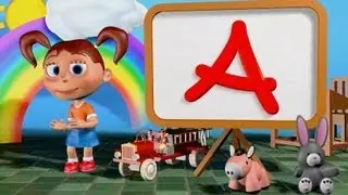ABC Song 3D | Family Sing Along - Muffin Songs