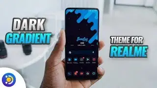 DARK Gradient Theme for realme UI, ColorOS 6 & ColorOS 7 🤩💛 Best Theme for Realme Devices ⚡