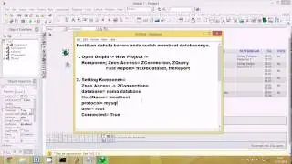 Tutorial Delphi 7 - Cara Setting Fast Report
