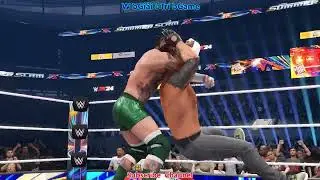 WWE 2K24 DEXTER LUMIS VS. POST MALONE #2024 #sports #wrestlemania