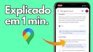 Como desativar a linha do tempo no Google Maps
