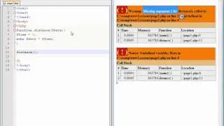 PHP Lesson 13 - Creating a Function in PHP