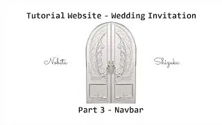 Tutorial Website Wedding Invitation - Part 3 - Navbar
