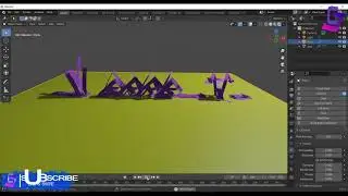 How to create text animation in Blender | Blender 3D text animation | Text animation | Blender