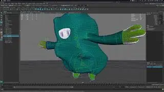 3D Animation - Maya 2020 - Character Rigging part 7 - Controllers & Skin Weight Painting