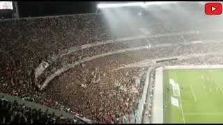River Plate vs boca Juniors. así apoyala hinchada del millonario  83 mil personas en el MONUMENTAL