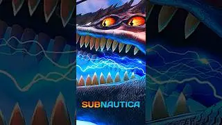 Epic Gargantuan Leviathan LIGHTNING ATTACK! #subnautica #gaming #shorts
