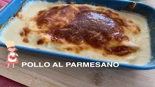 Pechugas de pollo al horno con queso parmesano, muy fácil!!