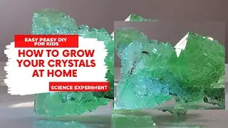 How To Make Your Own Salt Crystals | Salt Crystals | Easy Peasy DIY For Kids