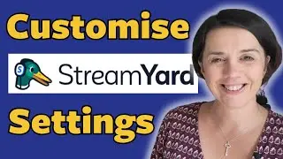 Streamyard Settings for Personalisation