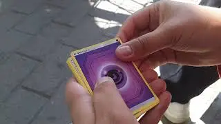 Pokemon Booster Pack Opening outside!
