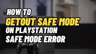 PS4 How To Getout of SafeMode If Nothing Working PlayStation New