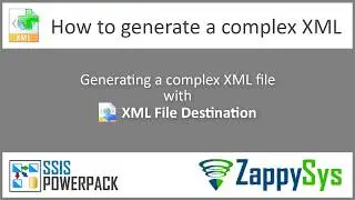 SSIS XML Tutorial Part 3 - Using SSIS XML File Destination (Generate XML File in Data Flow)