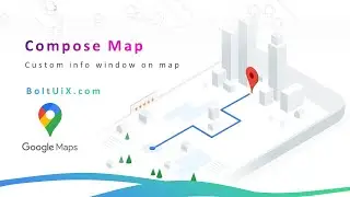 Custom Info Window in Google Maps with Jetpack Compose 💬 | Marker Click Popups in Android